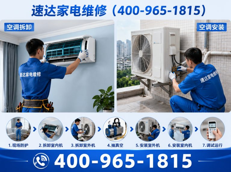 巴中空调维修展示图